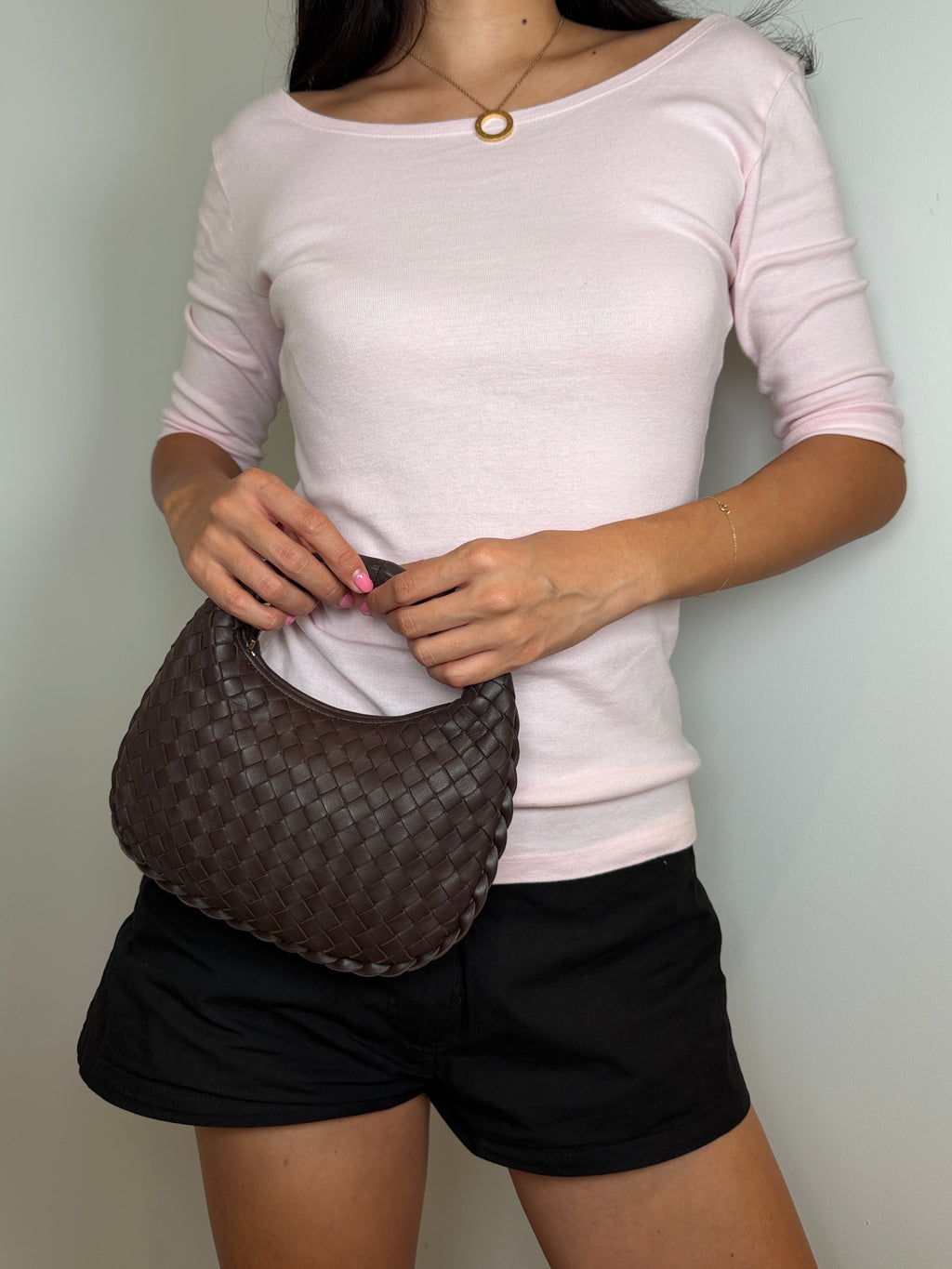 Bottega Veneta Intrecciato Mini Hobo Bag