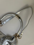 Gucci Indy 2 Way Hobo Bag in Silver Python