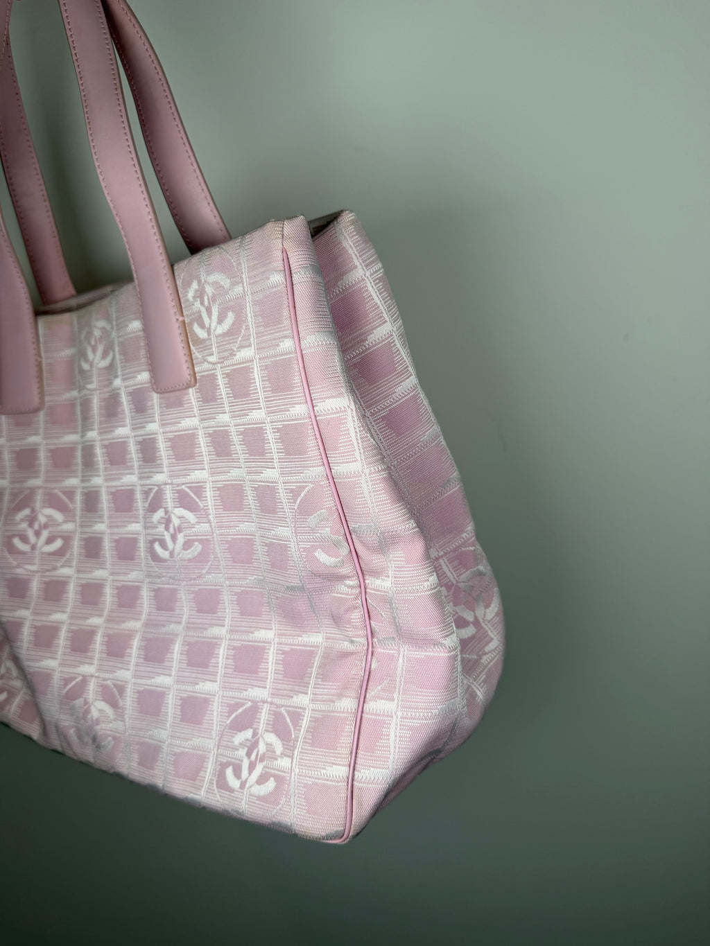 Chanel Ligne Pink Travel Tote