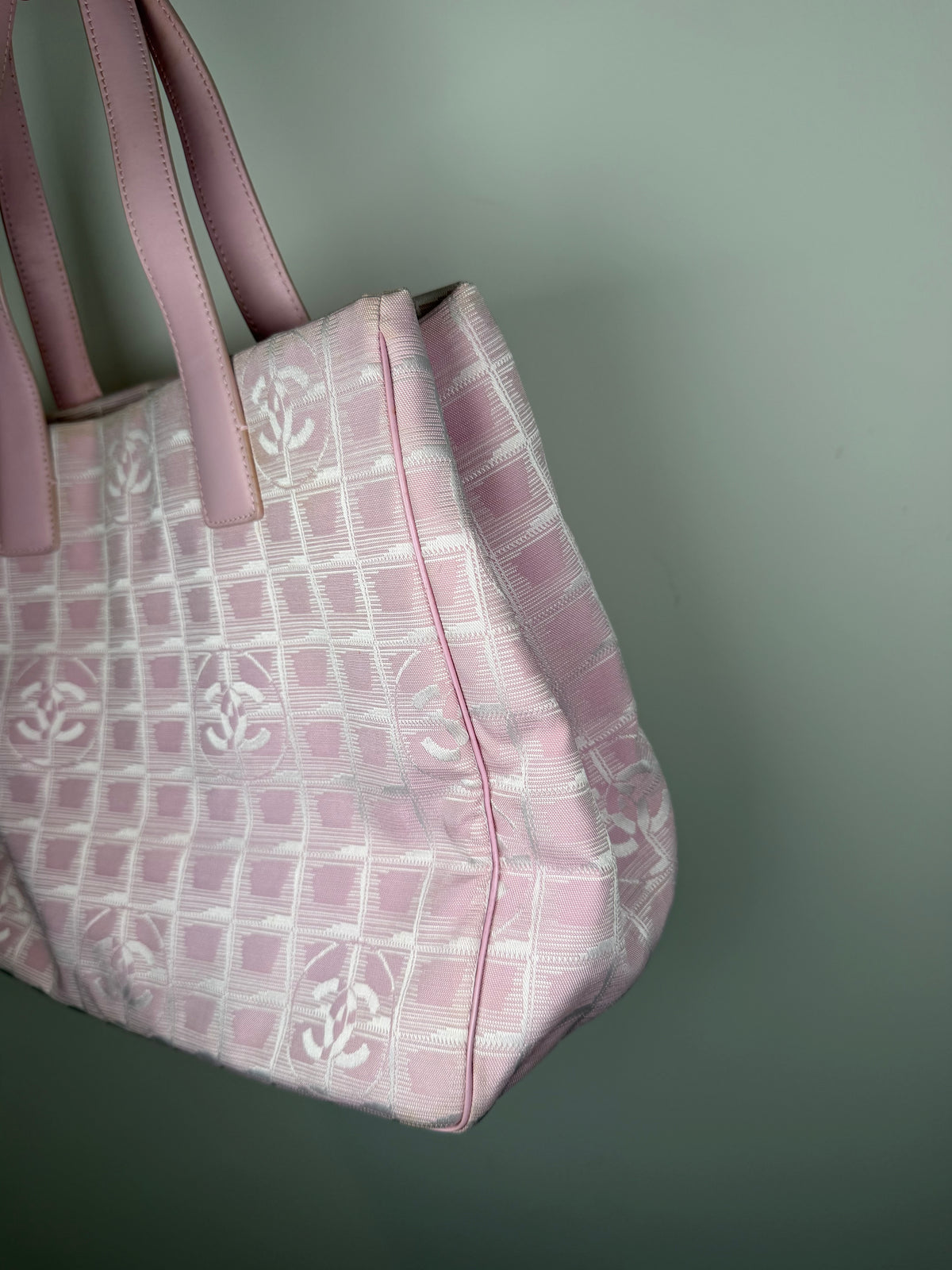 Chanel Ligne Pink Travel Tote