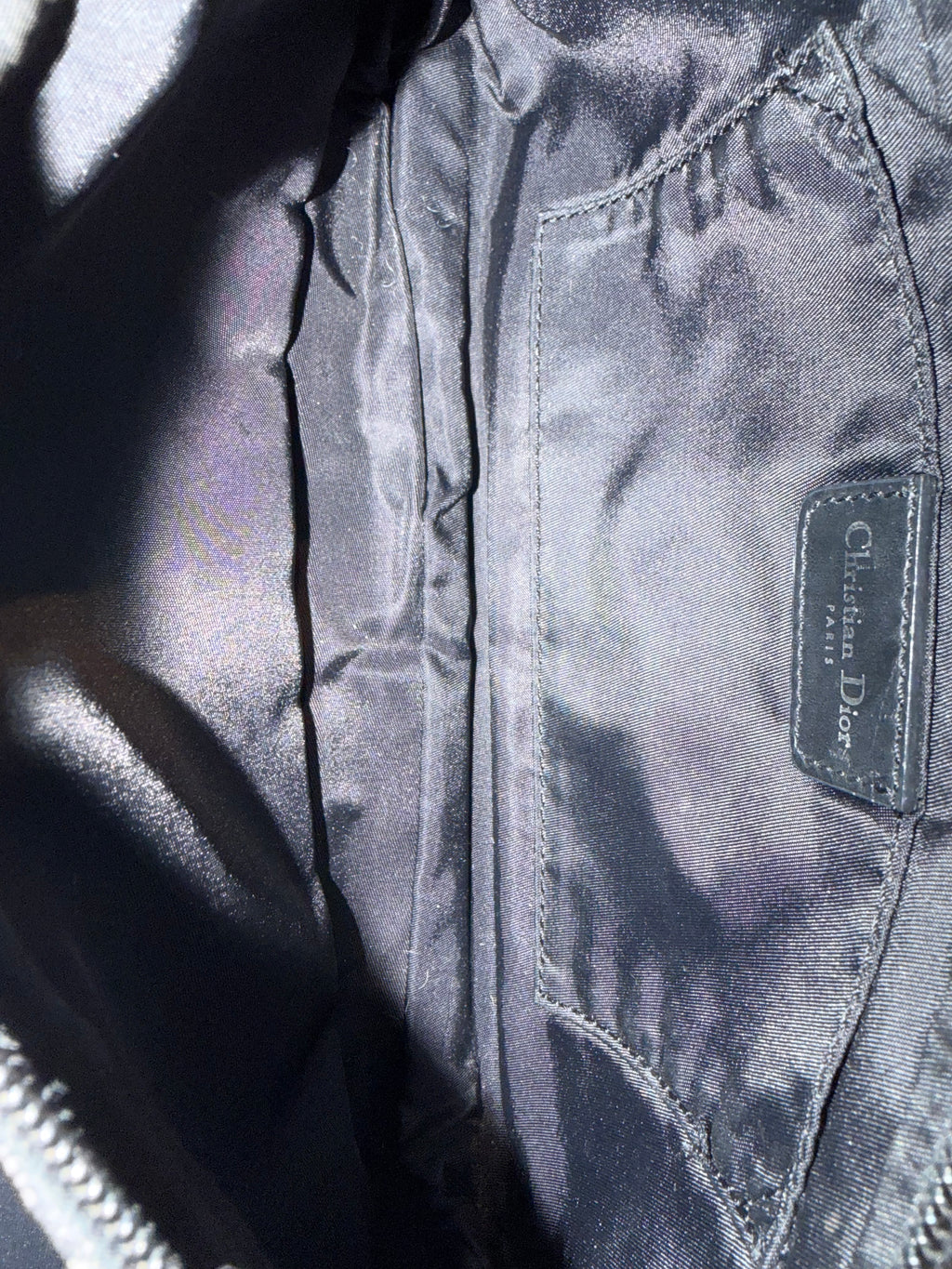 Christian Dior Black Trotter Shoulder Bag