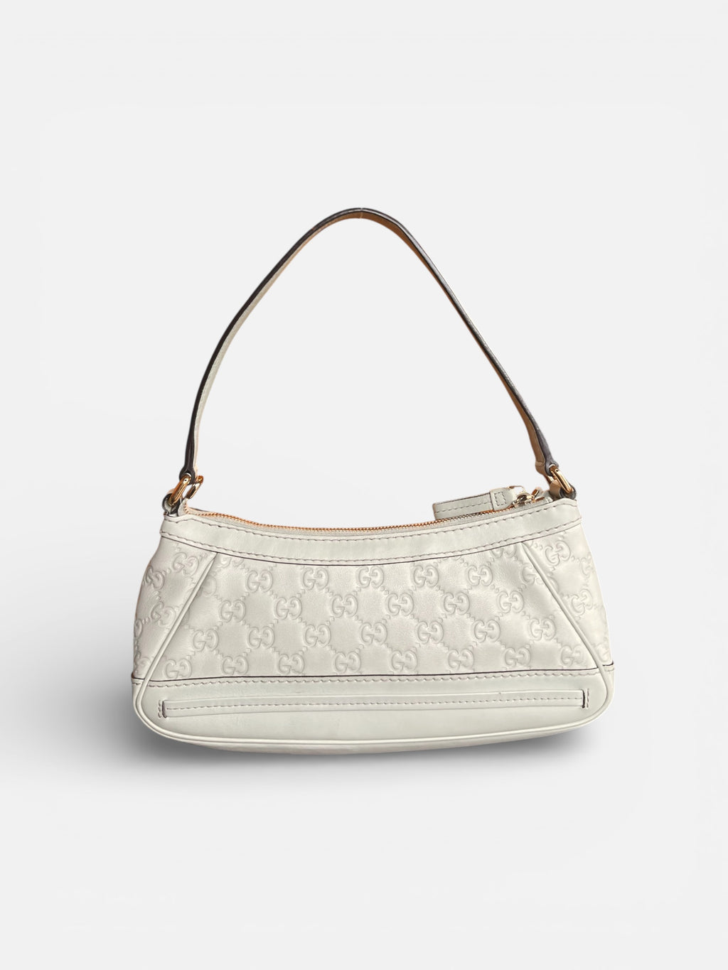 Gucci Mayfair Beige Monogram Shoulder Bag