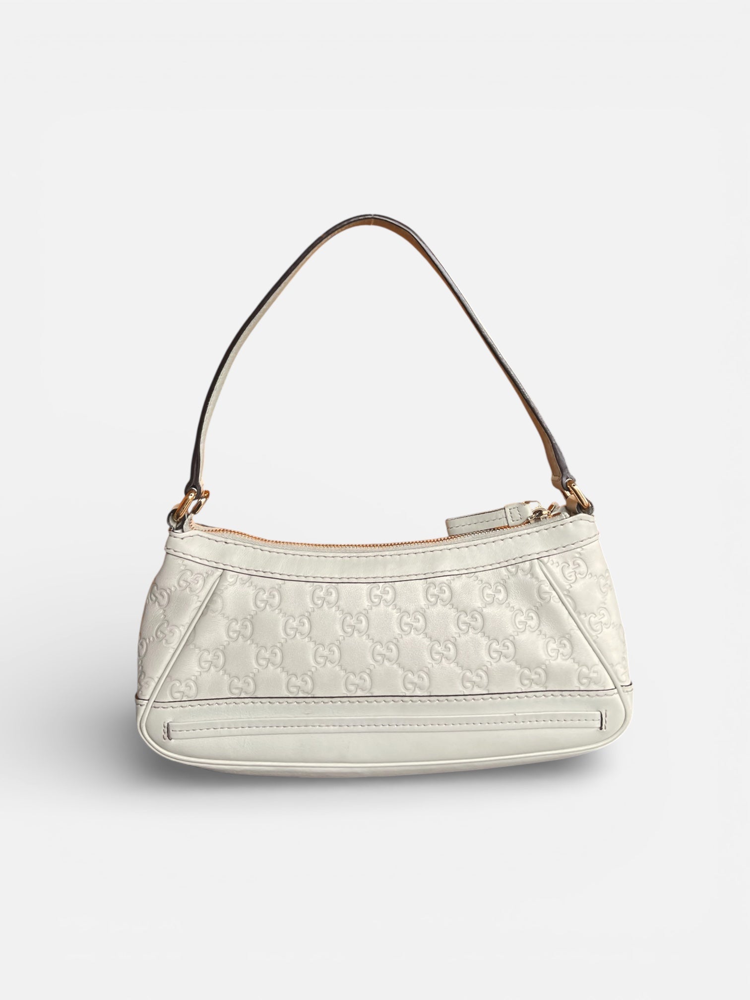 Gucci Mayfair Beige Monogram Shoulder Bag