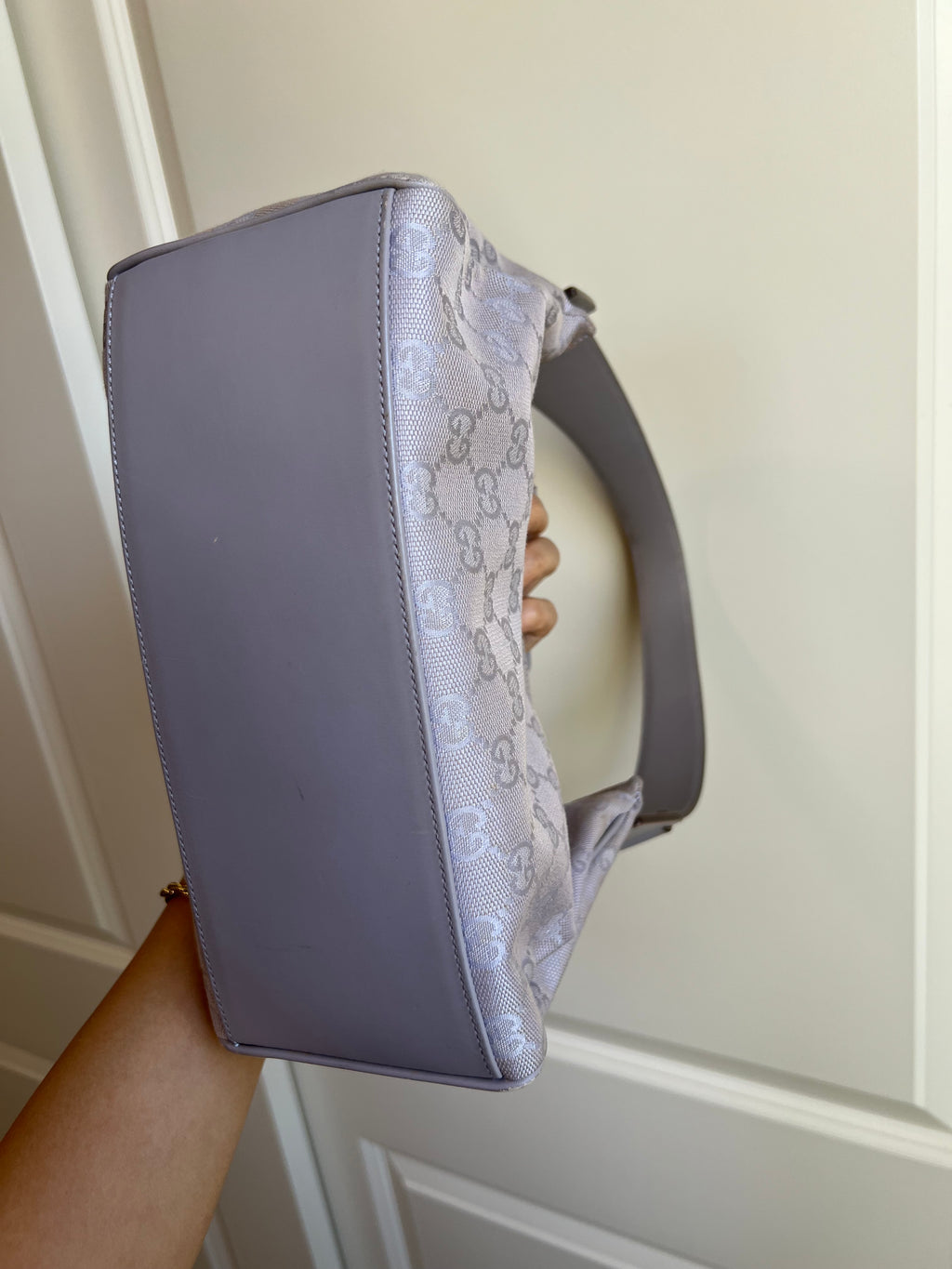 Gucci Lilac Monogram Shoulder Bag
