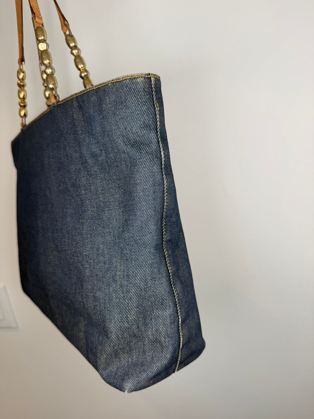 Christian Dior Malice Denim Tote Bag