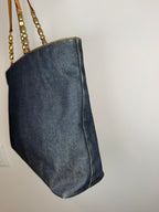 Christian Dior Malice Denim Tote Bag