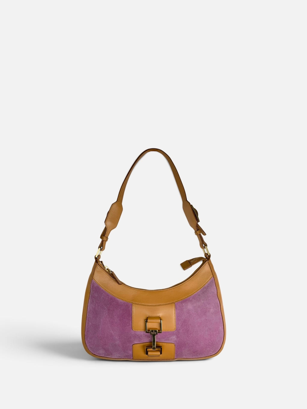 Gucci Suede and Leather Jackie Bag