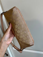 Gucci Pink Glitter Boat Shoulder Bag