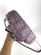 Prada Ruffle 2-way Crossbody Chain Bag