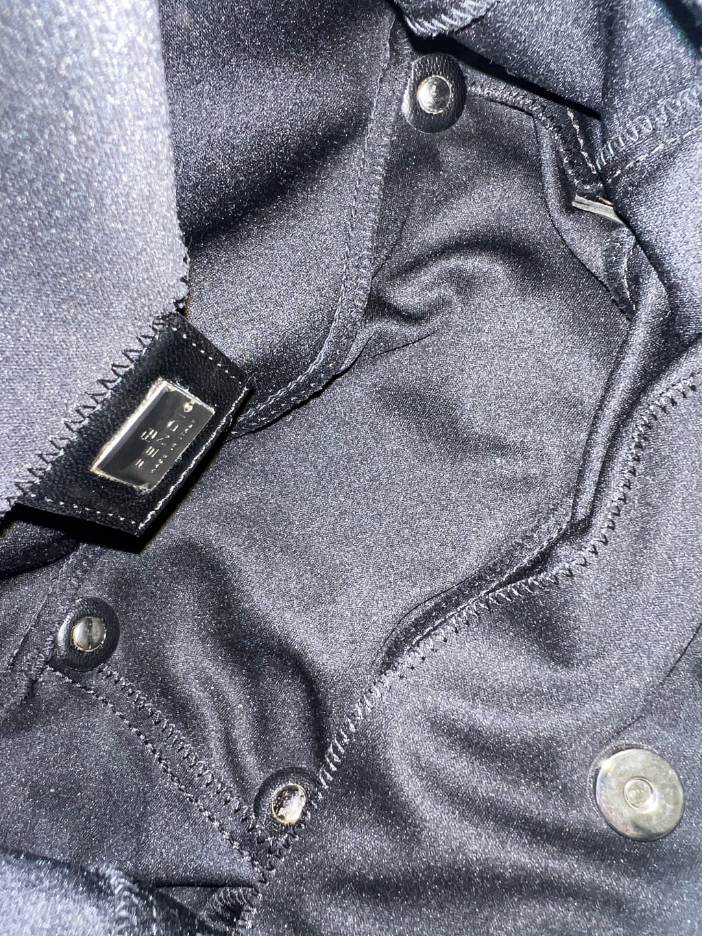 Fendi Black Nylon Mini Tote Bag