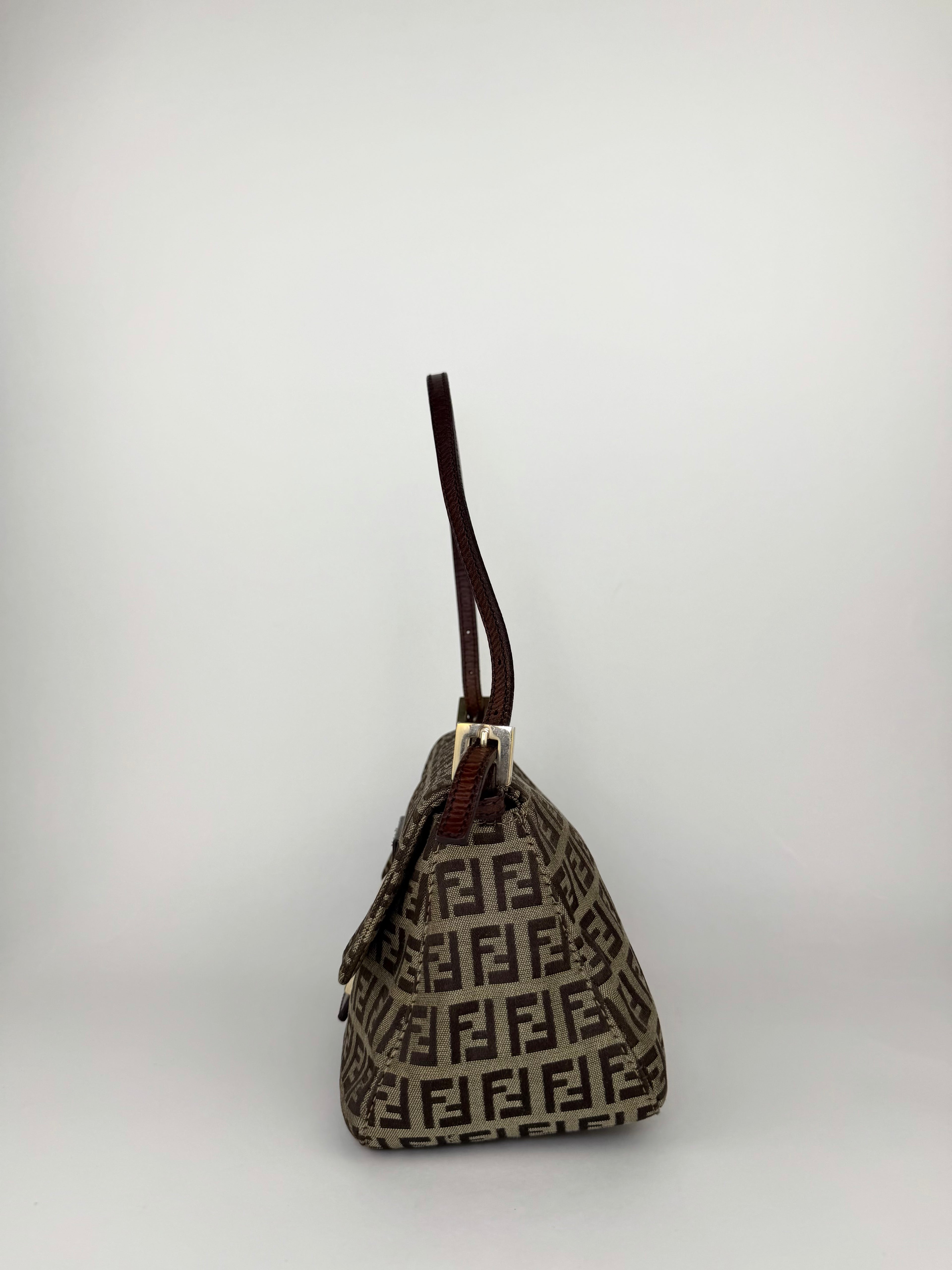 Fendi Zucchino Vitello Mini Mamma Baguette