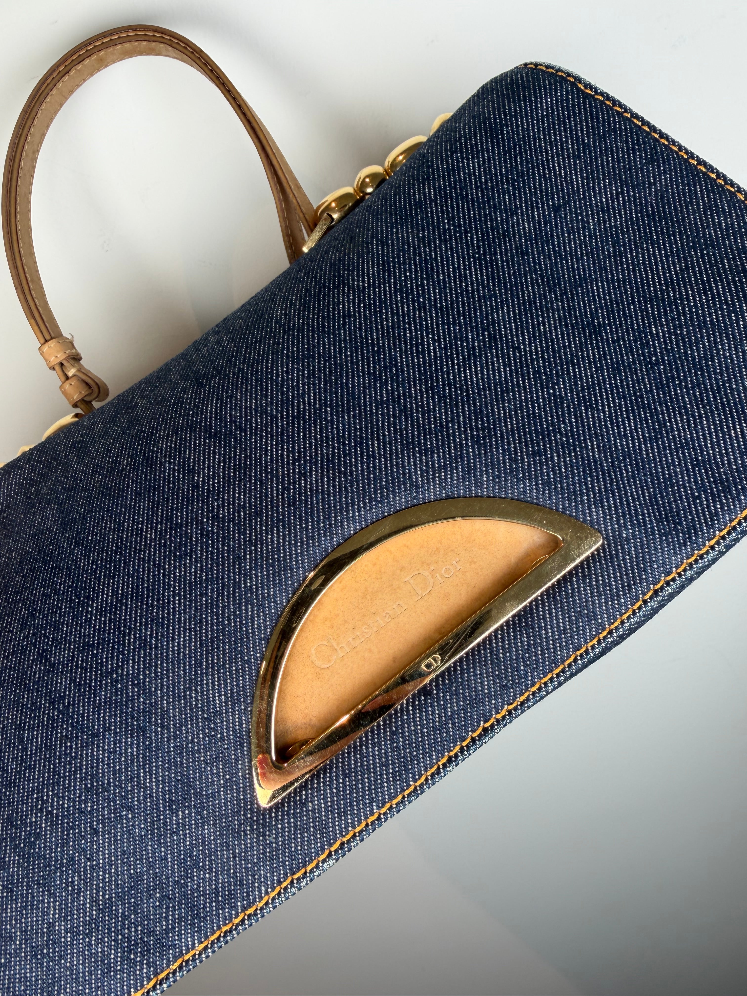 Christian Dior Denim Malice Shoulder Bag