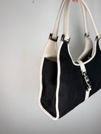 Gucci Jackie Shoulder Bag in Black/Cream