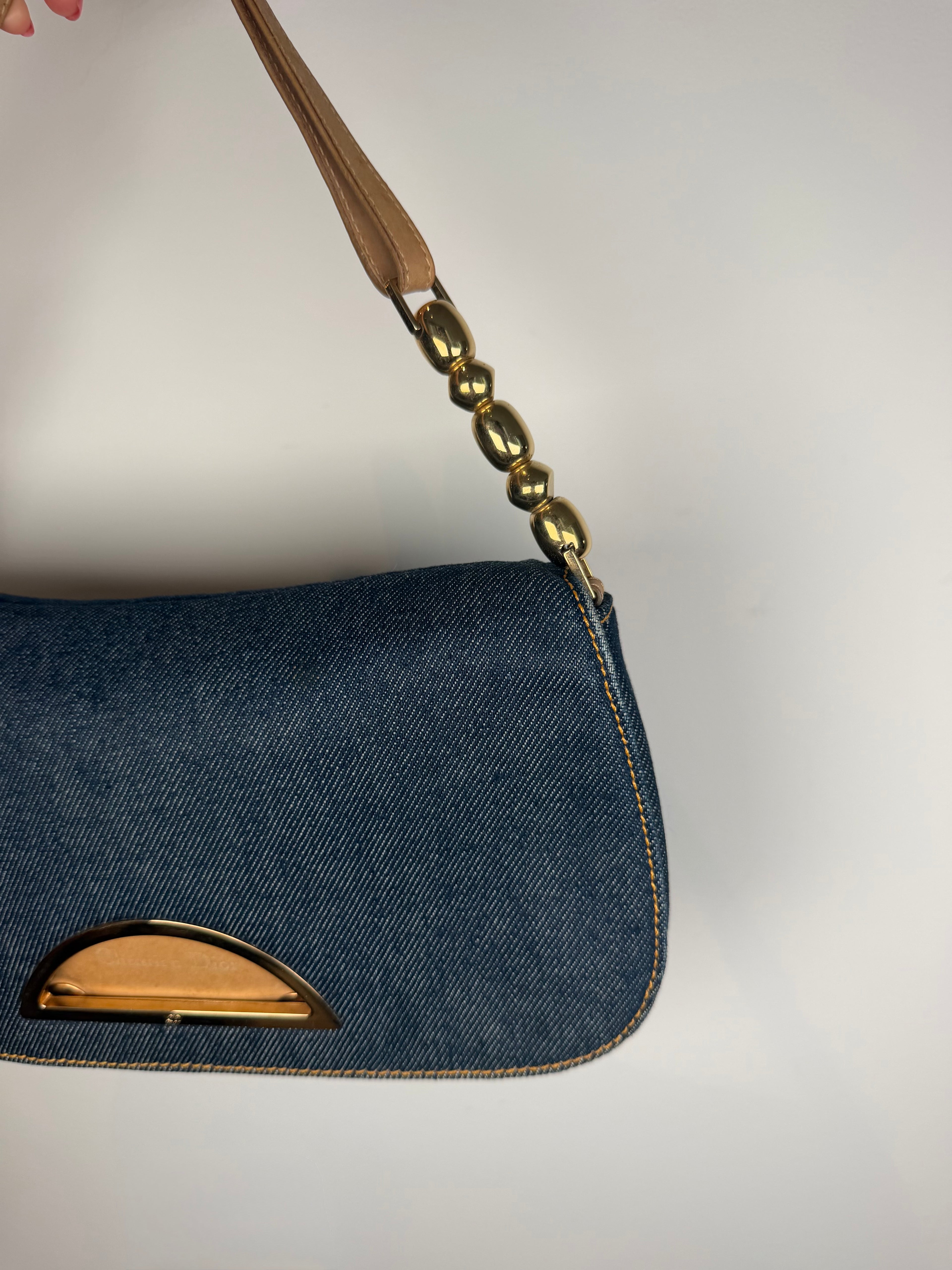 Christian Dior Denim Malice Shoulder Bag