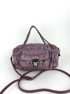 Prada Ruffle 2-way Crossbody Chain Bag