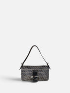 Fendi Baguette in Navy Zucca Print