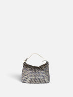 Fendi Zucchino Shoulder Pochette in Navy