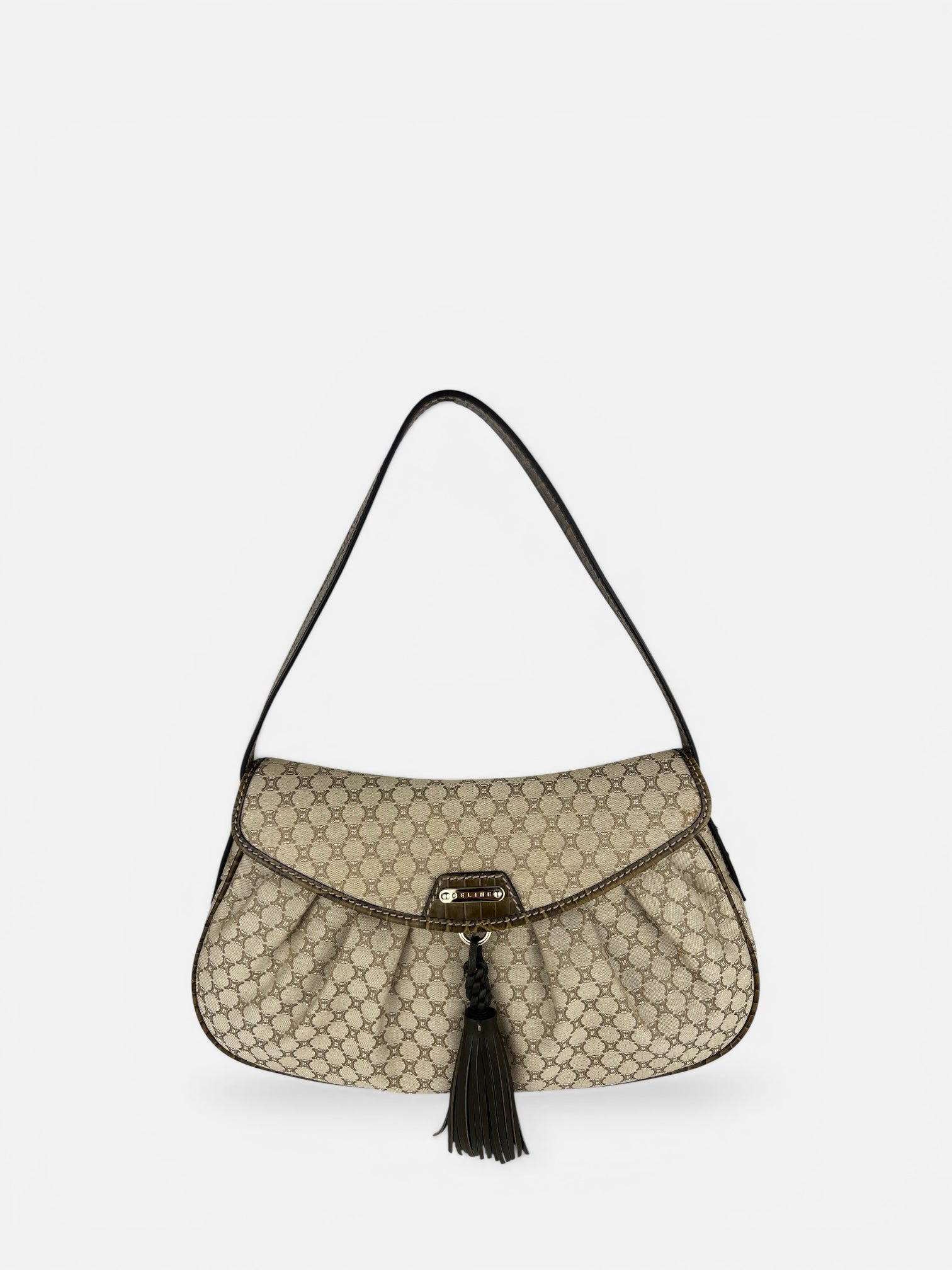 Celine Triomphe Tassel Shoulder Bag