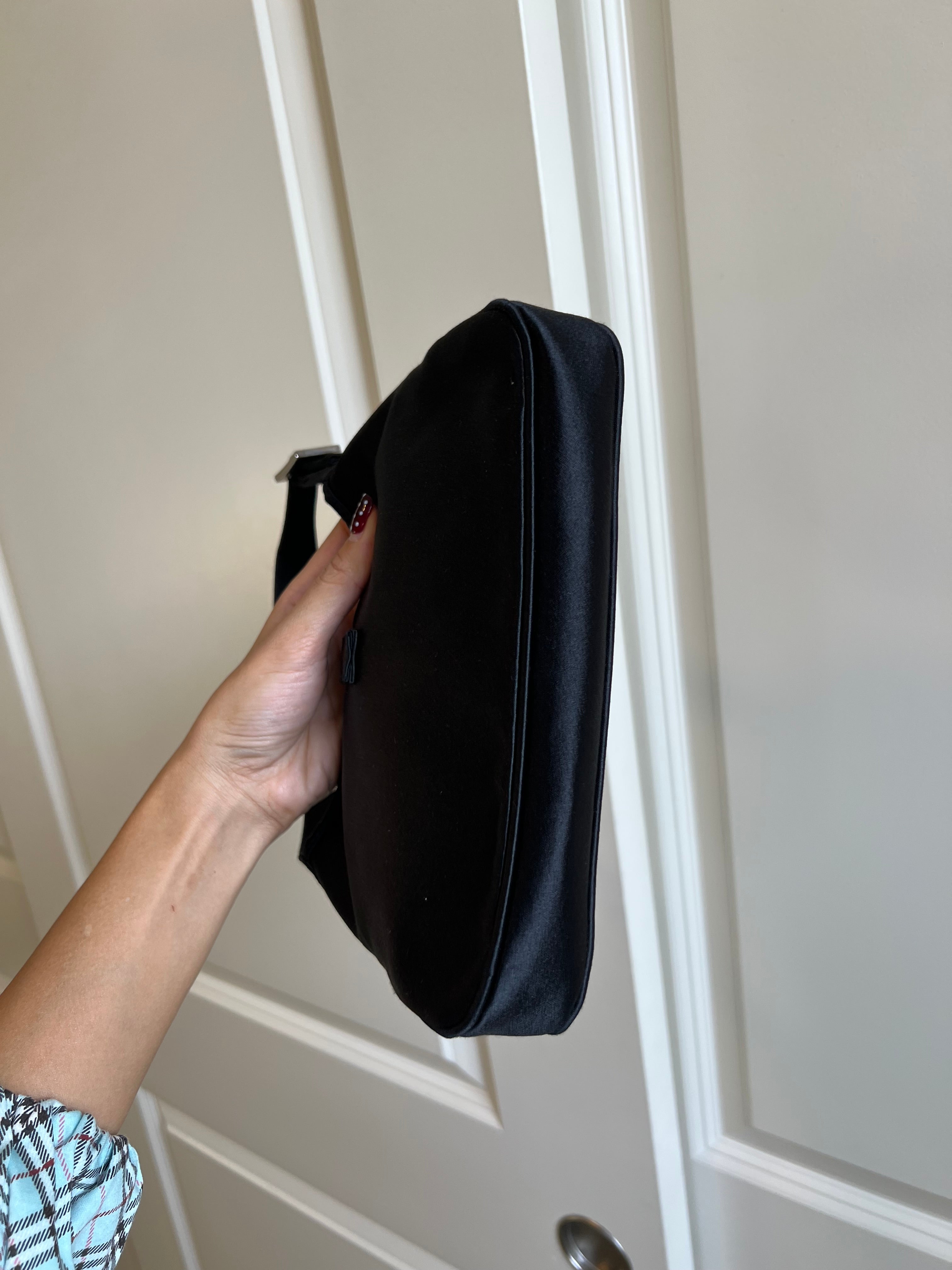 Gucci Silk Mini Jackie Bag in Black