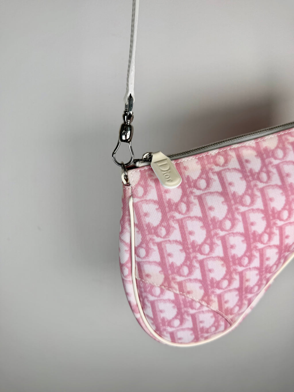 Christian Dior Trotter Monogram Saddle Pochette