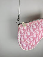 Christian Dior Trotter Monogram Saddle Pochette