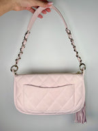 Chanel Quilted Timeless CC Tassel Shoulder Bag