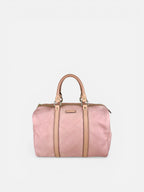 Gucci Pink Monogram Boston Bag