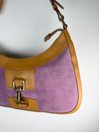 Gucci Suede and Leather Jackie Bag