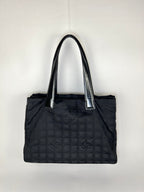 Chanel Ligne Black Travel Tote