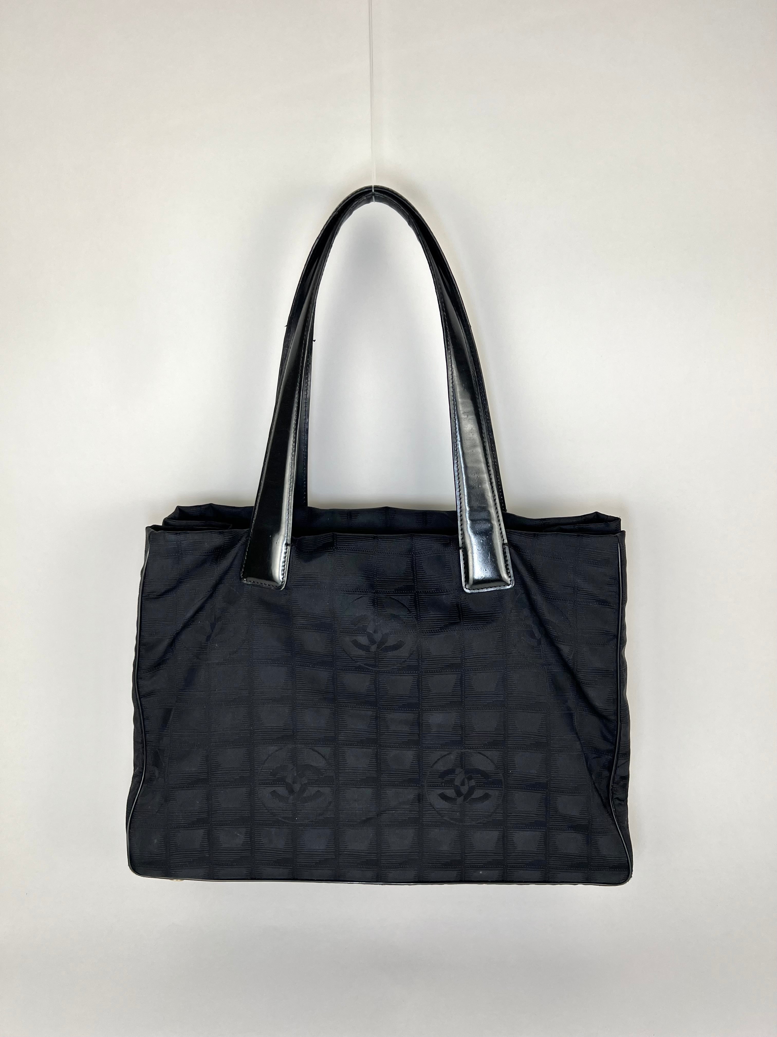 Chanel Ligne Black Travel Tote