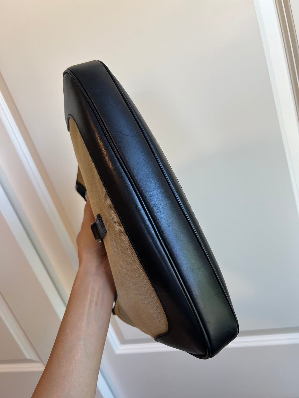 Gucci Jackie Canvas Shoulder Bag