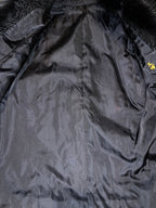 Fox Fur Trim Black Penny Lane Vintage Coat