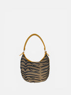 Fendi Tiger Print Charm Shoulder Bag
