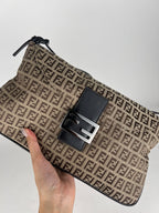Fendi Zucchino Mamma Shoulder Bag