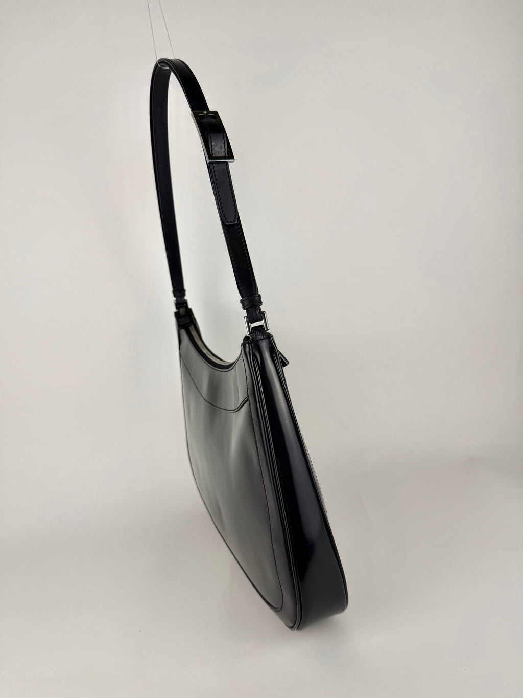 Gucci Patent Leather Jackie Shoulder Bag