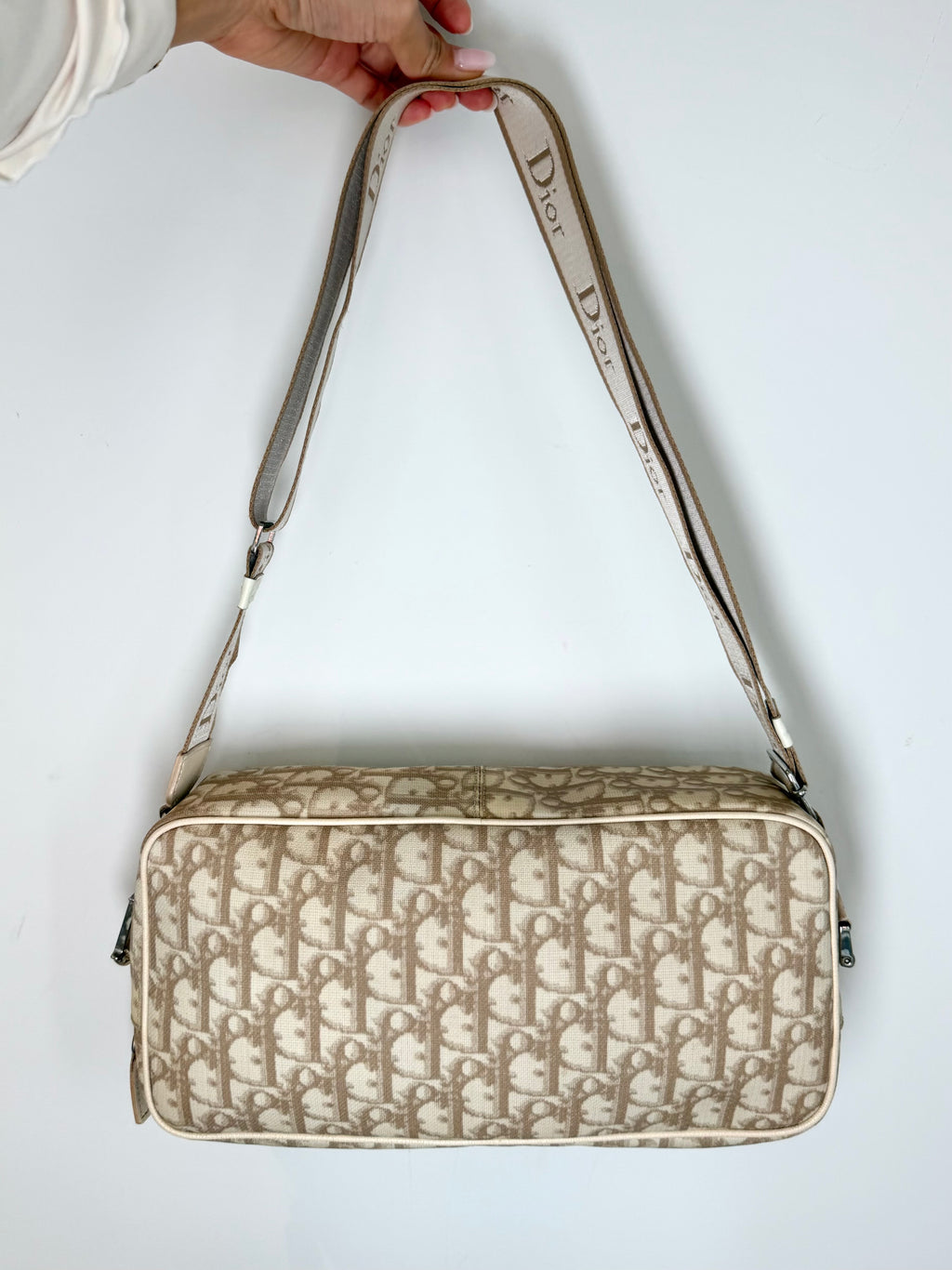 Christian Dior Embroidered Trotter Camera Bag