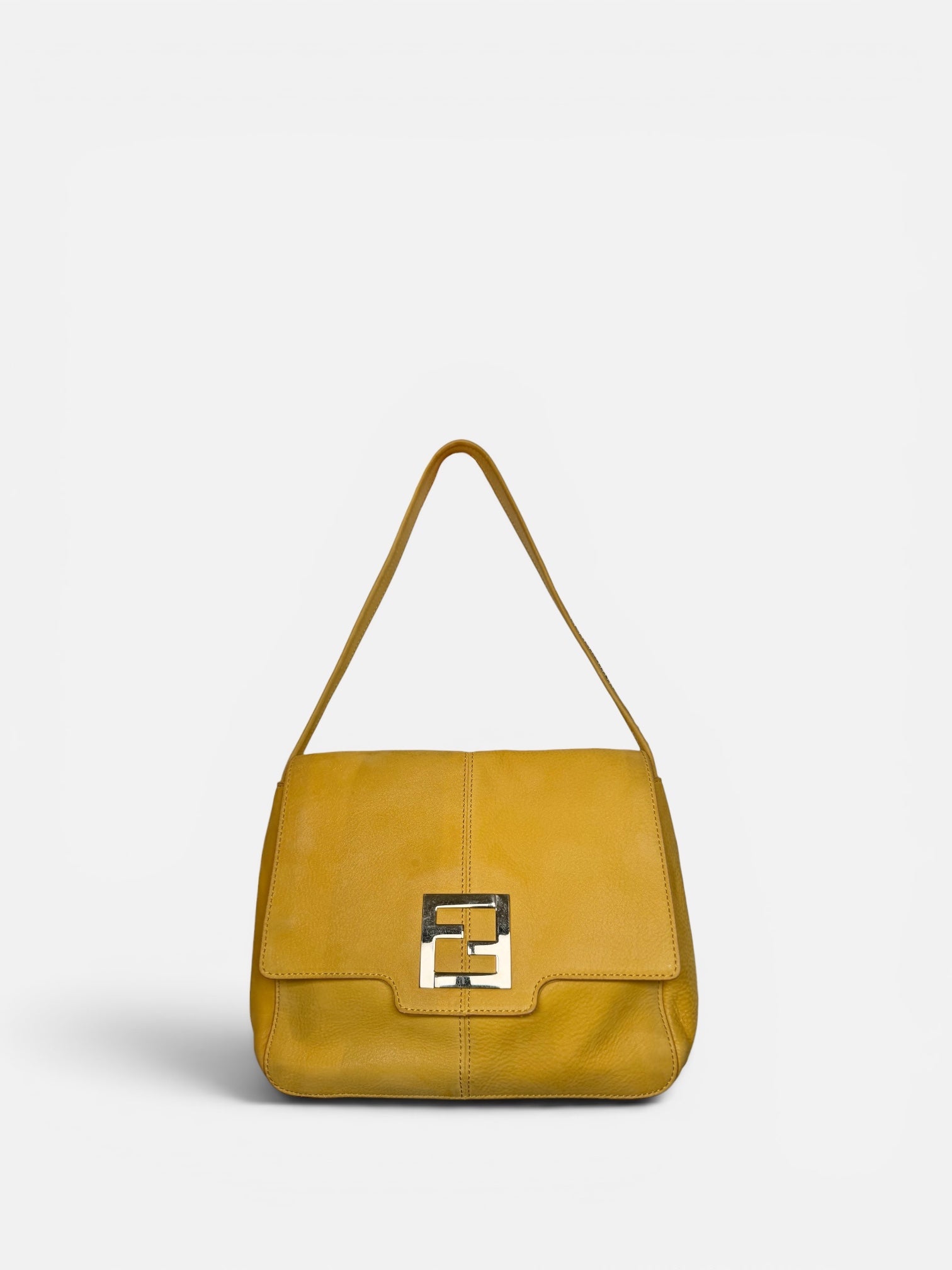 Fendi Nubuck Mamma Baguette Shoulder bag