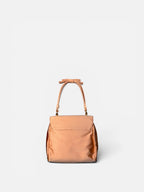 Prada Satin Bow Embroidered Handbag in Peach