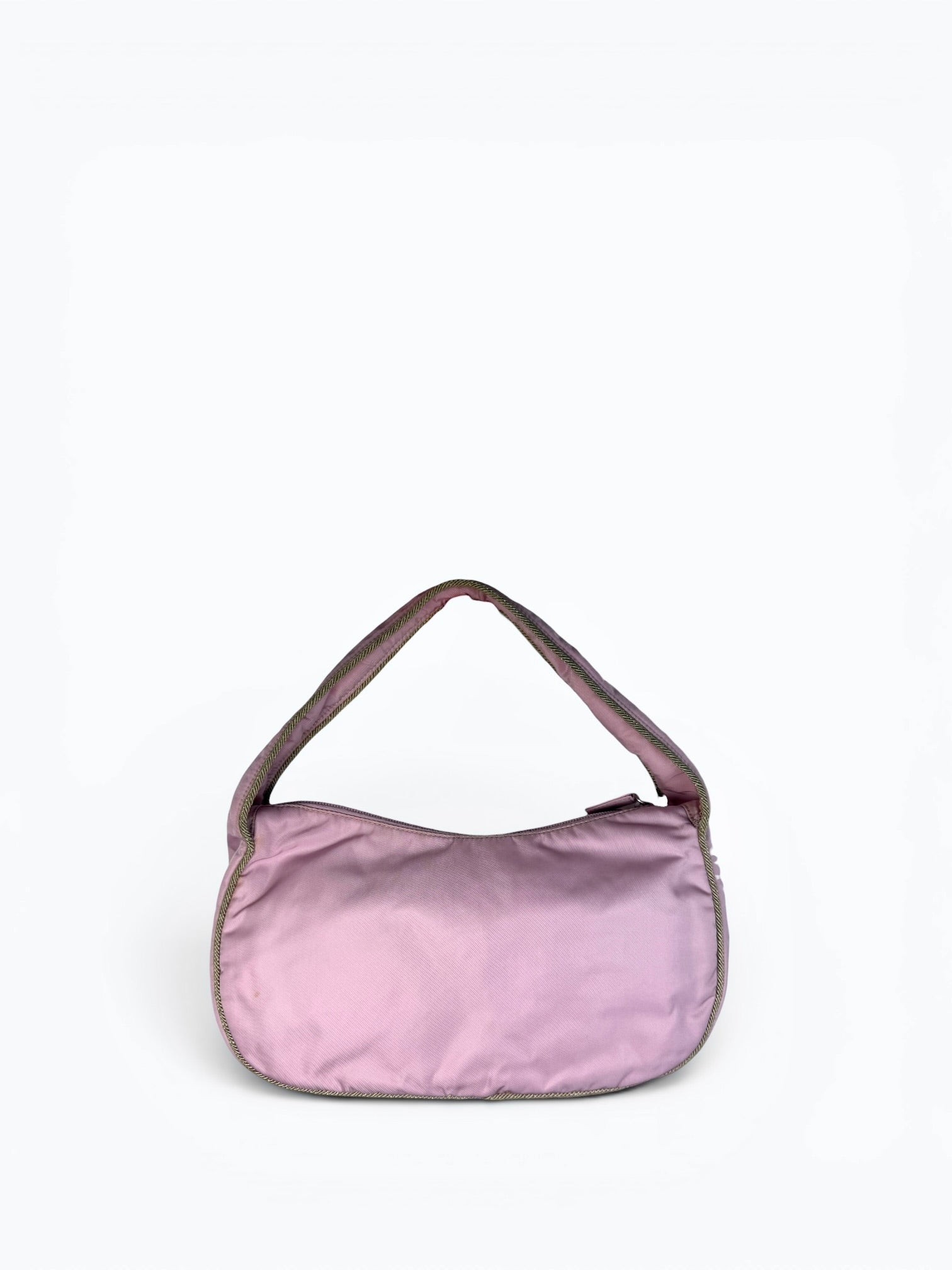 Prada Lavender Tessuto Nylon Shoulder Bag