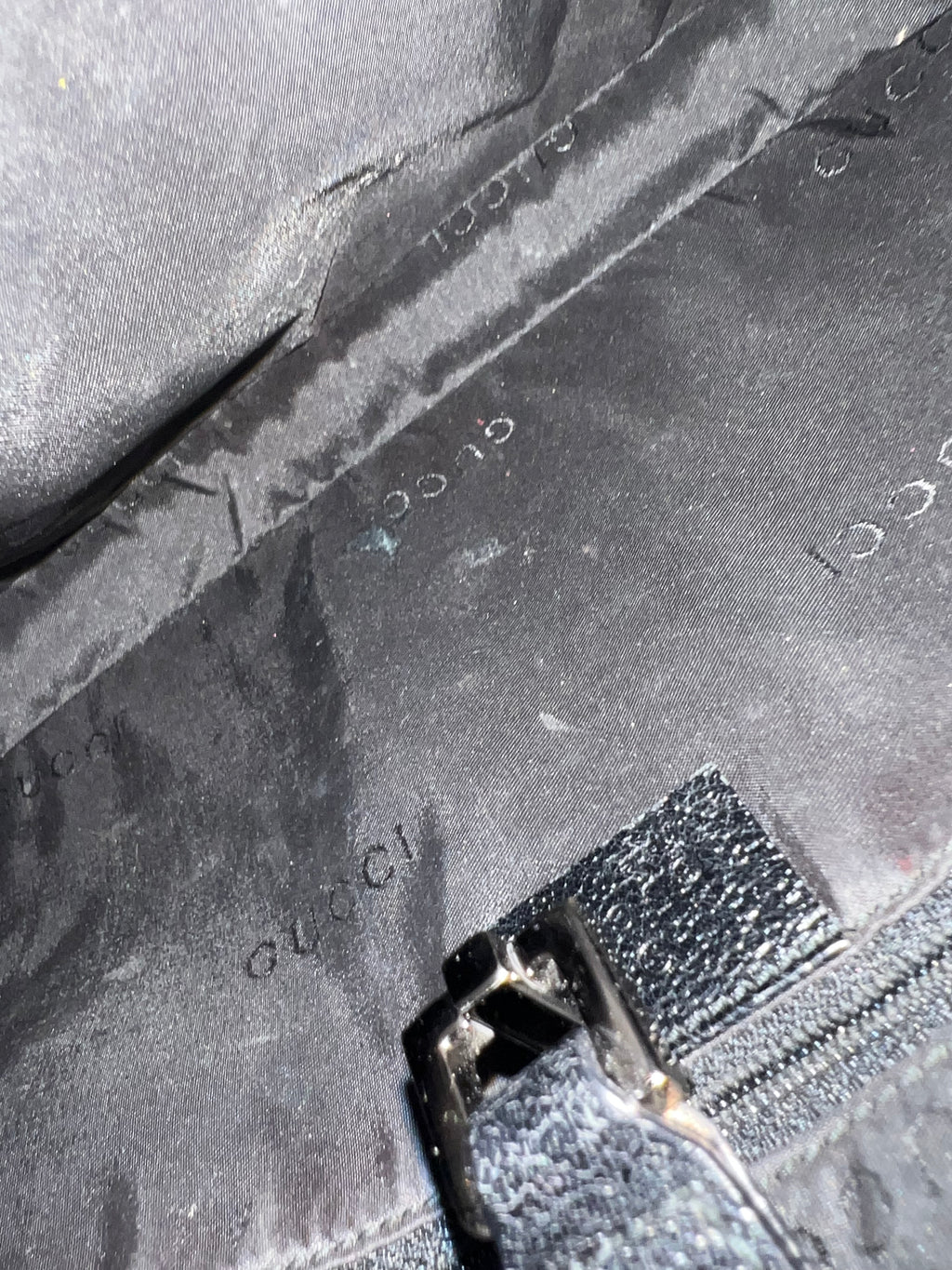 Gucci Jackie Black Monogram Tote Bag