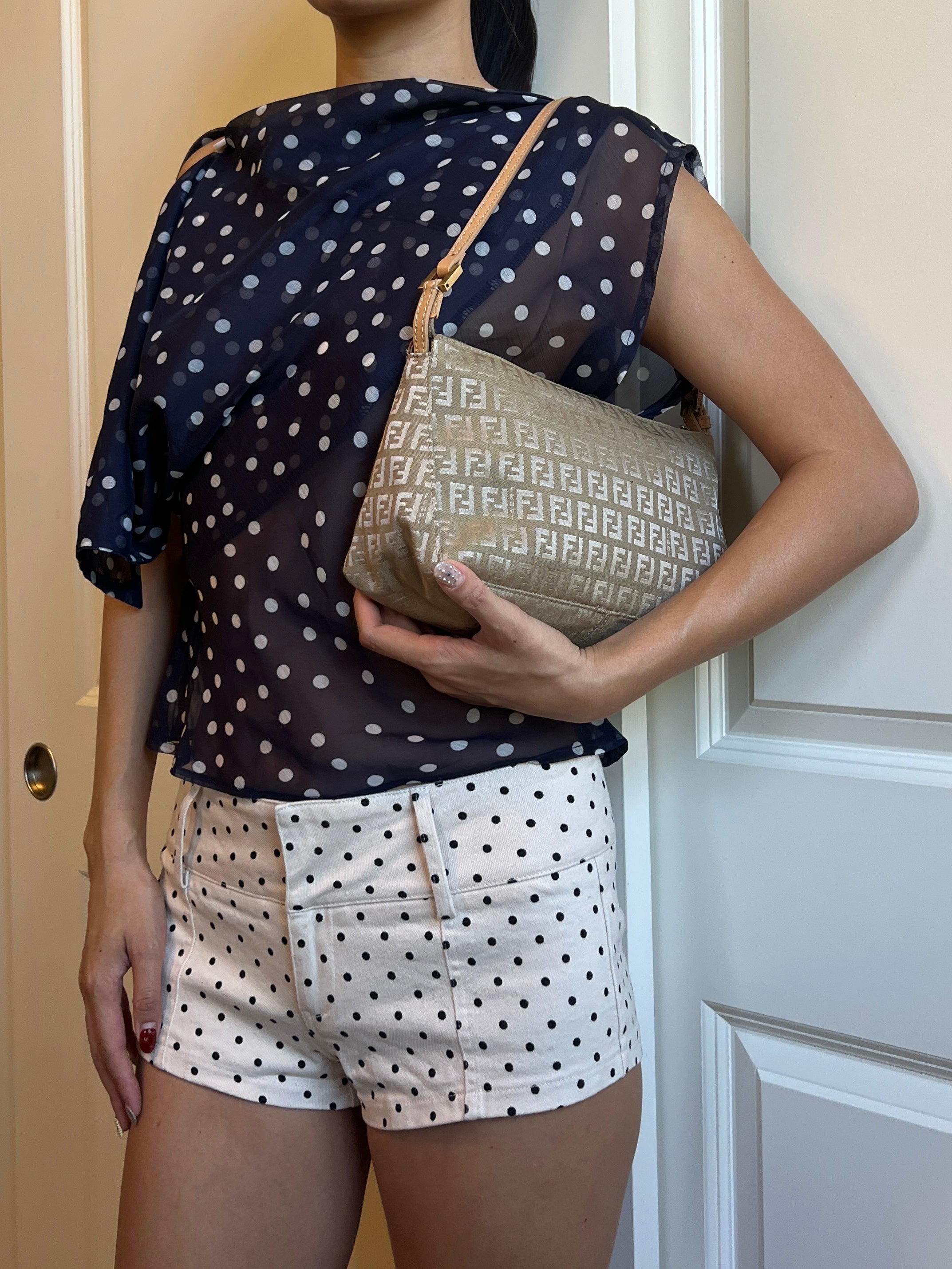 Fendi Zucchino Shoulder Bag