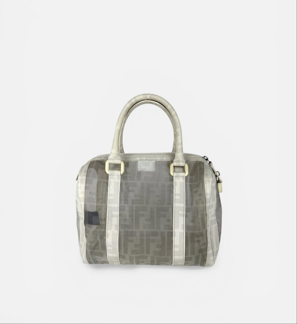Fendi Mesh Mini Boston Bag