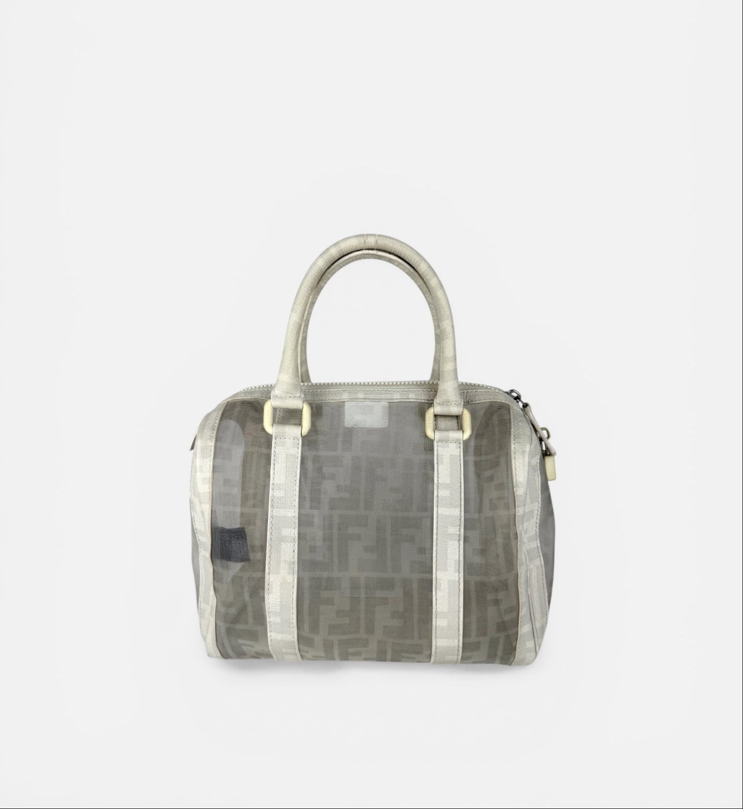Fendi Mesh Mini Boston Bag