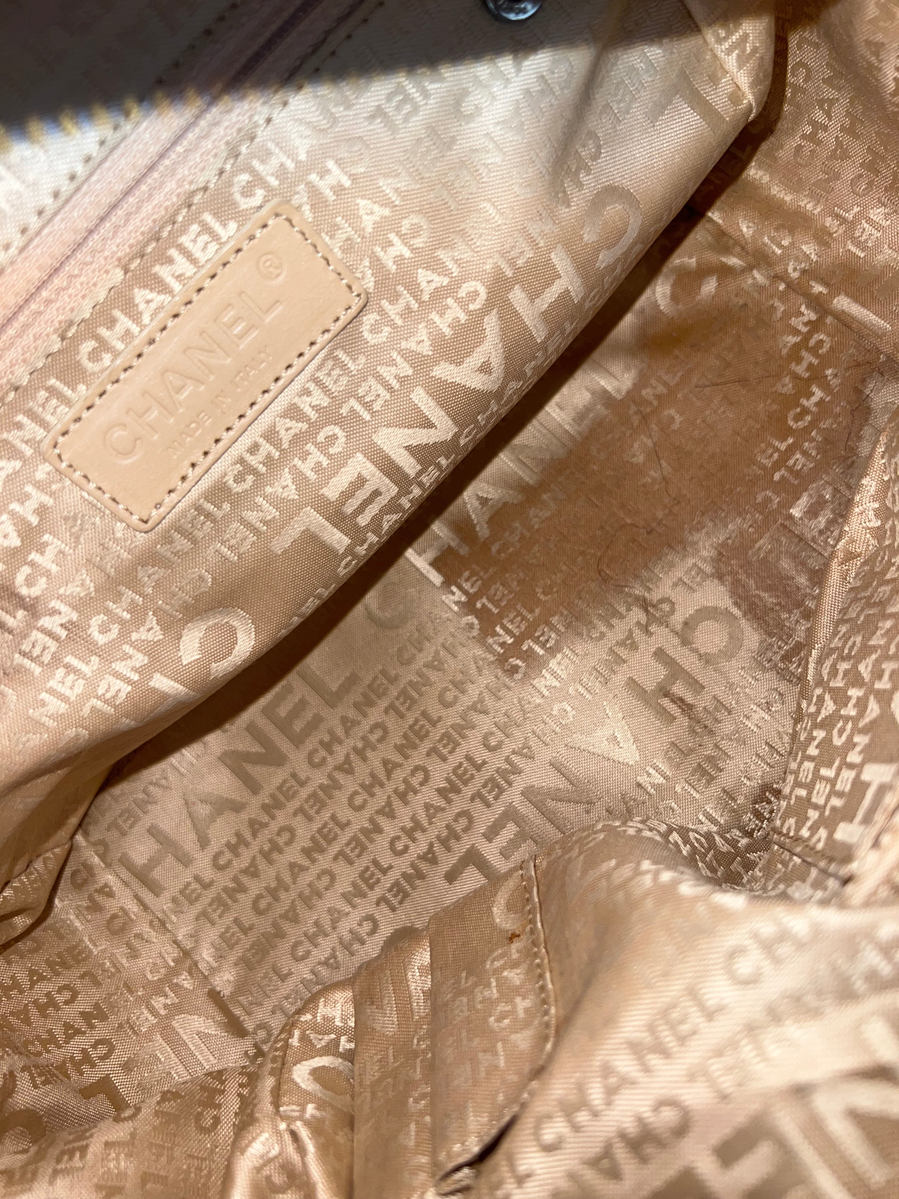 Chanel Caviar Dusty Pink Leather Shoulder Bag