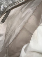 Chanel Silver Ligne Travel Shoulder Bag