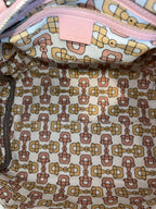 Gucci Pink Monogram Boston Bag