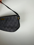 Gucci Denim GG Boat Pochette Bag