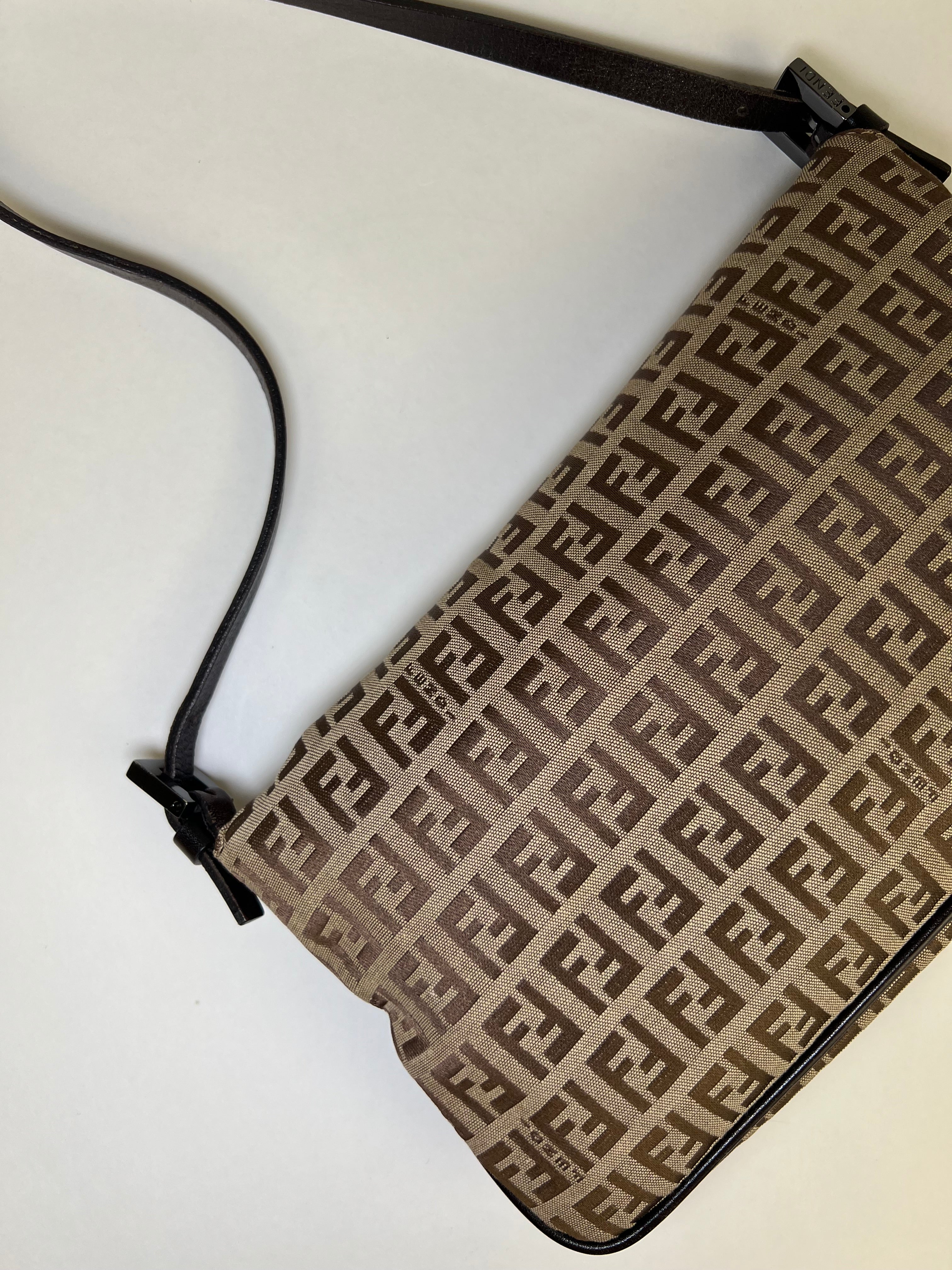 Fendi Zucchino Mamma Shoulder Bag