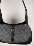 Gucci Small Denim Monogram Jackie Bag