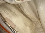 Celine Orange Logo Charm Shoulder Bag